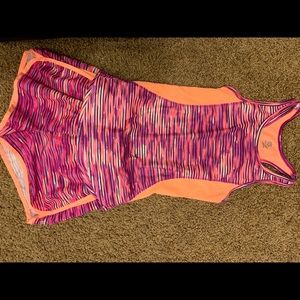 Girls Champion athletic shorts and top